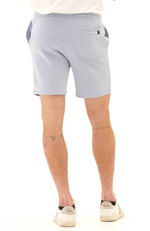 Threads 4 Thought Garrett Drawstring Fleece Shorts In Sea Mist