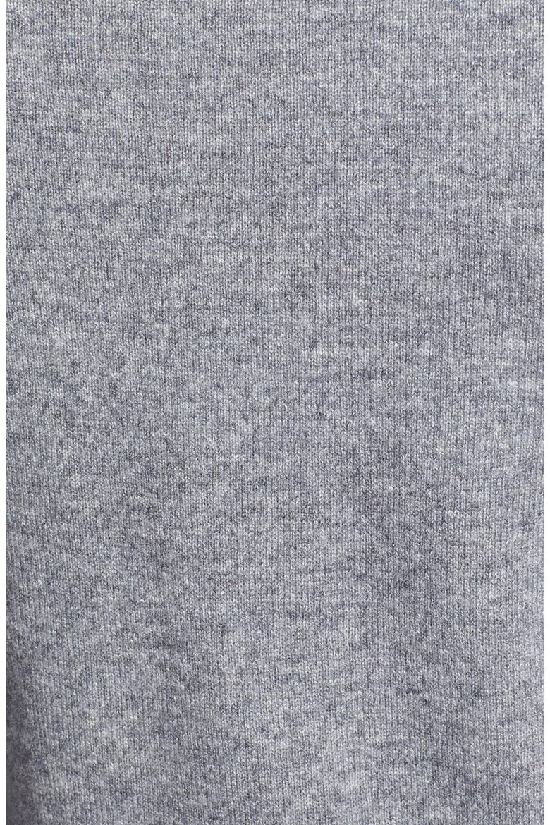Long Cashmere Turtleneck Sweater, Alternate, color, GREY TWILIGHT HEATHER