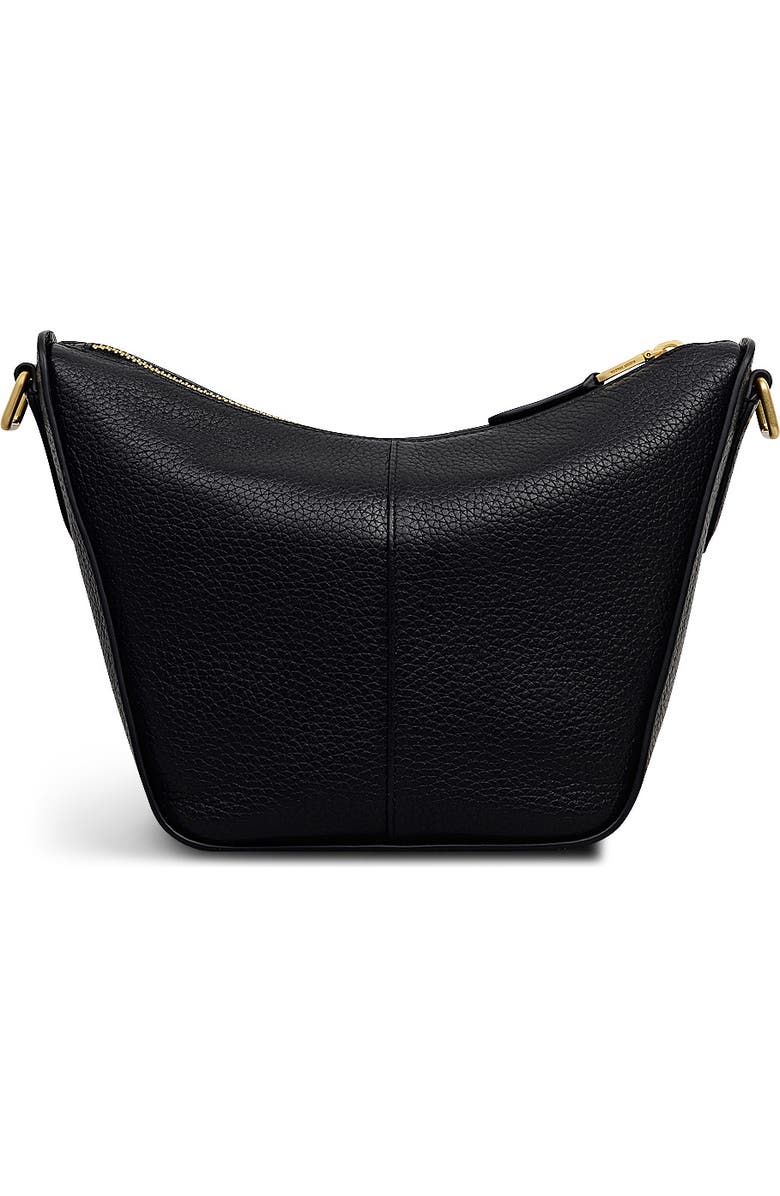 Radley Oak Street Small Ziptop Crossbody Bag, Alternate, color, Black