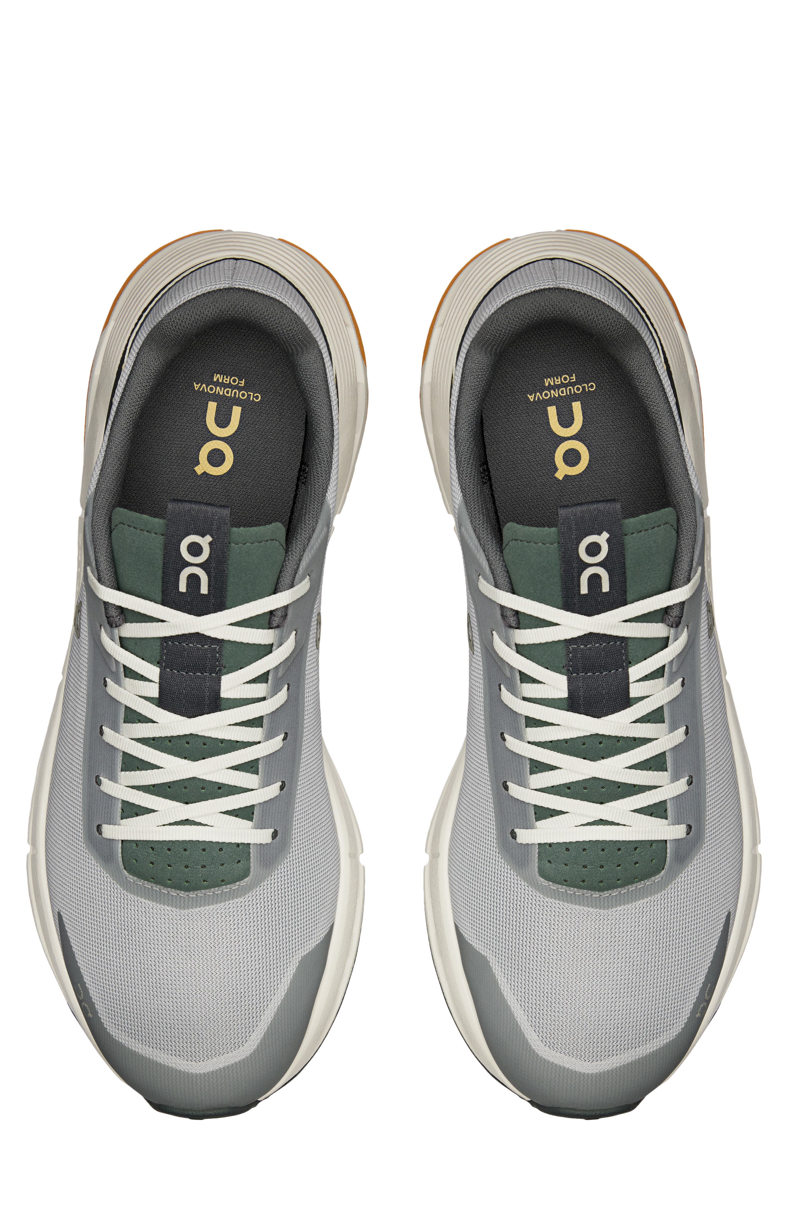 On Cloudnova Form 2 Sneaker, Alternate, color, Glacier/ Olive