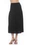 Michel High Waist Shirred Midi Skirt