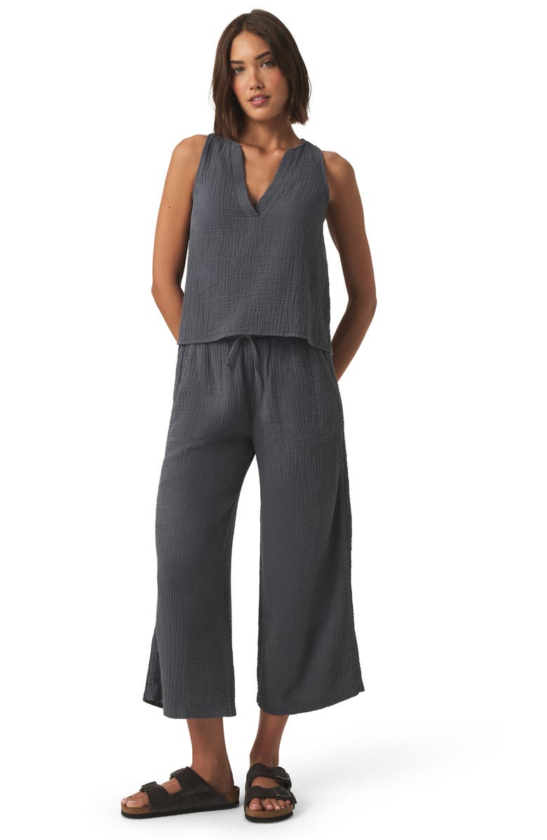 Splendid Kit Cotton Gauze Tank, Alternate, color, Ink