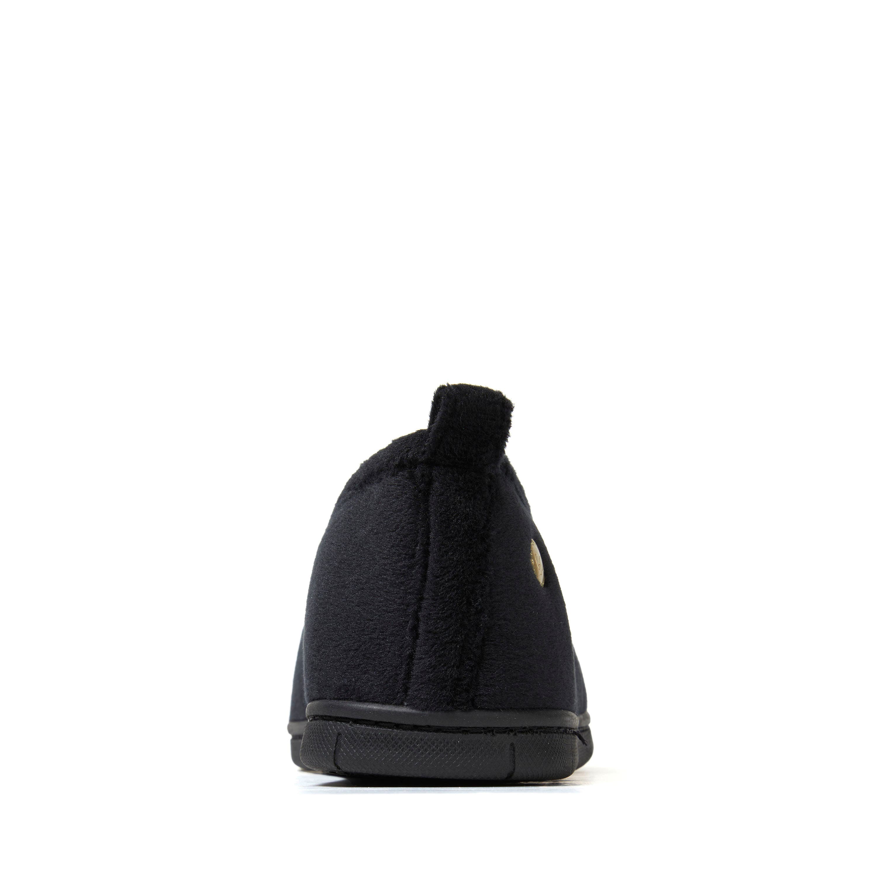 Rachel Velour Closed Back Slipper (women), Alternate, color, Black