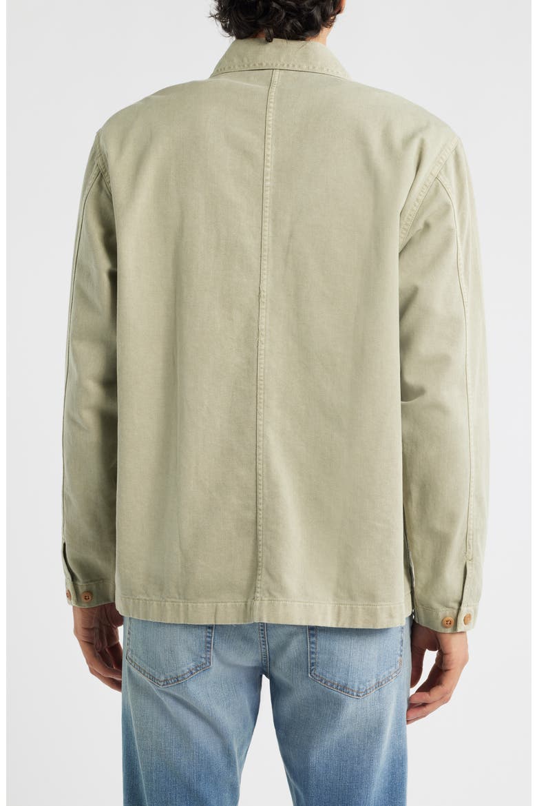 Cotton Twill Shirt Jacket, Alternate, color, EARTHEN SAGE