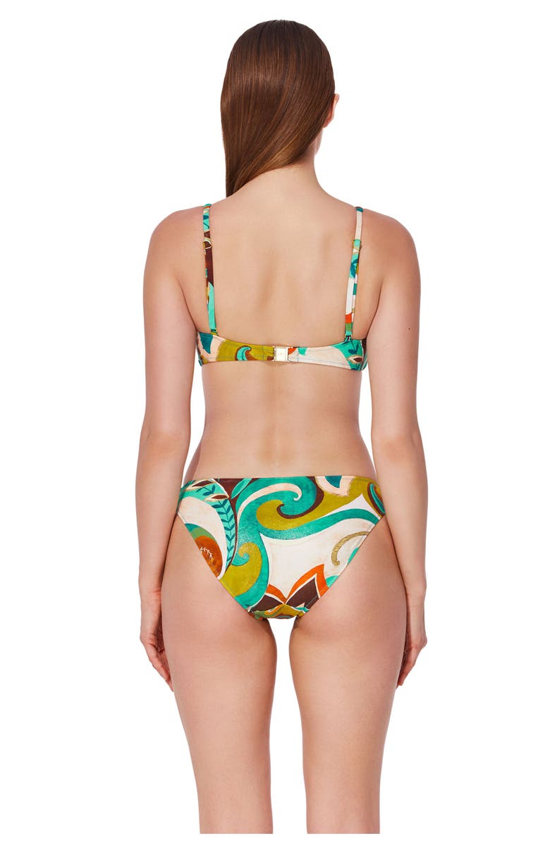 Gottex Porto U Wire Bikini Top, Alternate, color, Multi-Brown