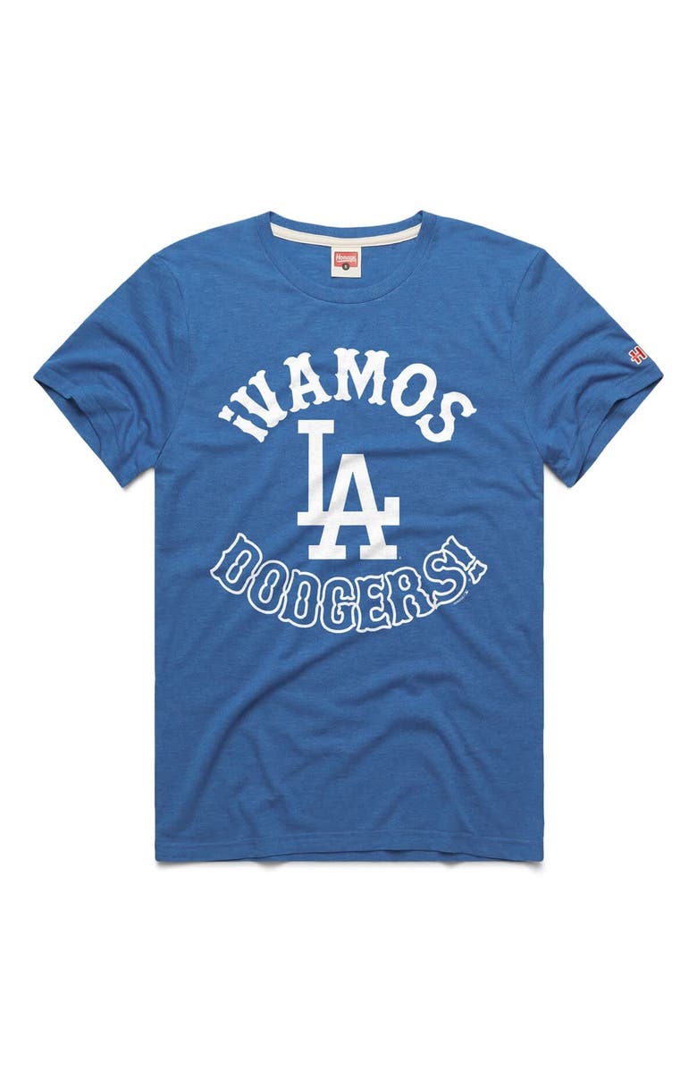 Homage Men's Homage Royal Los Angeles Dodgers Vamos Tri-Blend T-Shirt, Main, color, Royal