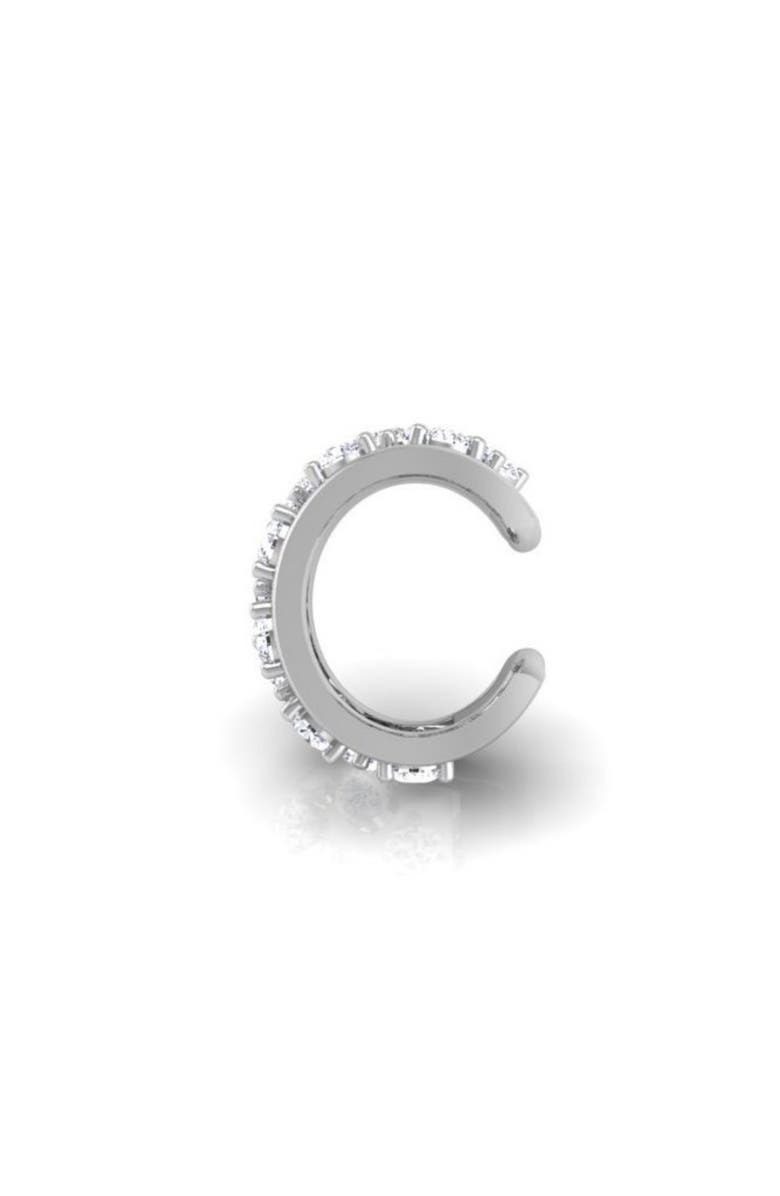 Seed2Stone Double-Wave Mid Ear Cuff, Alternate, color, Silver