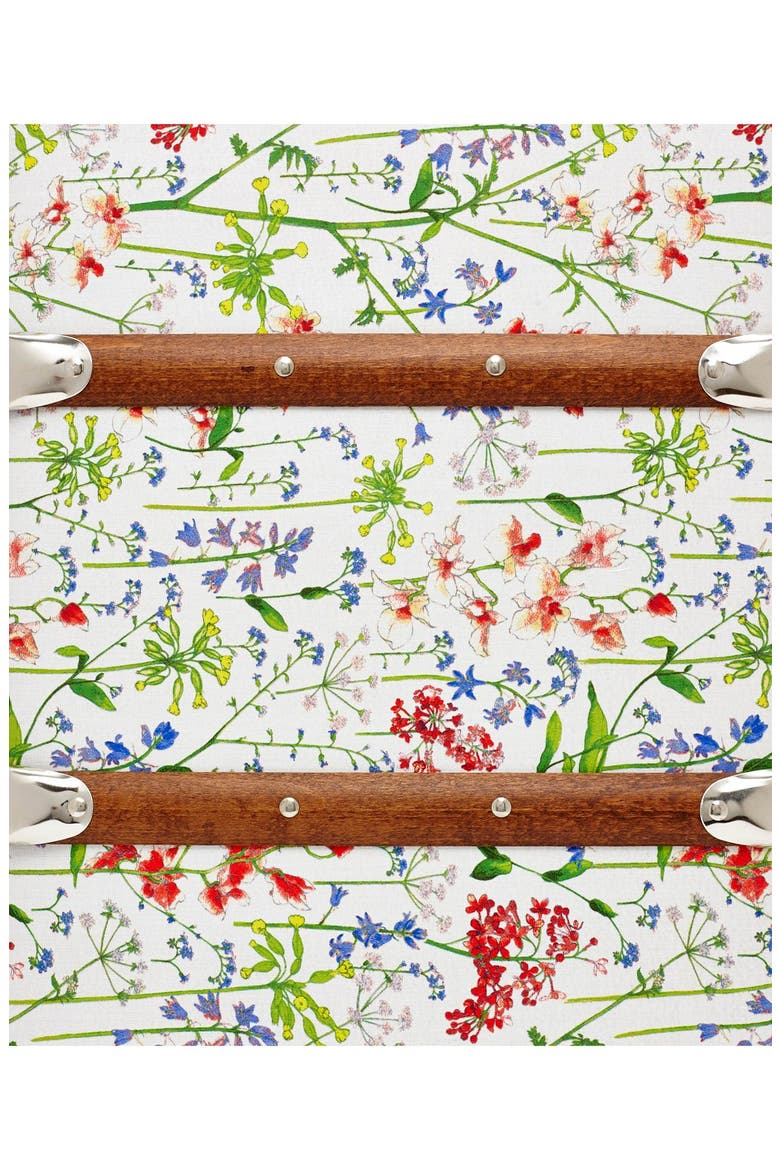 Floral Print Suitcase, Alternate, color, THEODORA