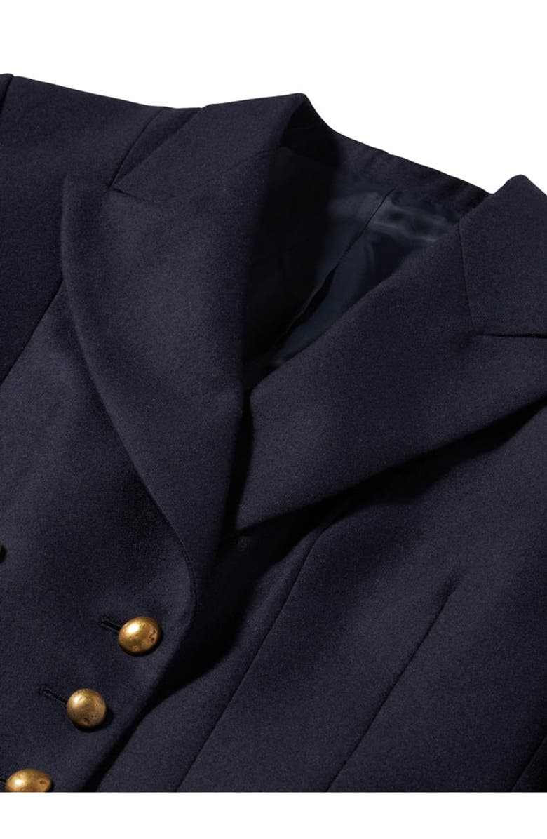 Fortela Laureen Classic Double-Breasted Wool Jacket, Alternate, color, Blue