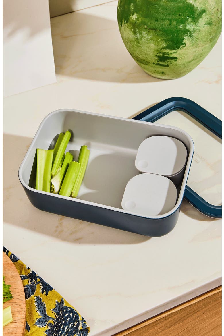 6.6-Cup Glass Food Storage Container, Alternate, color, MIST
