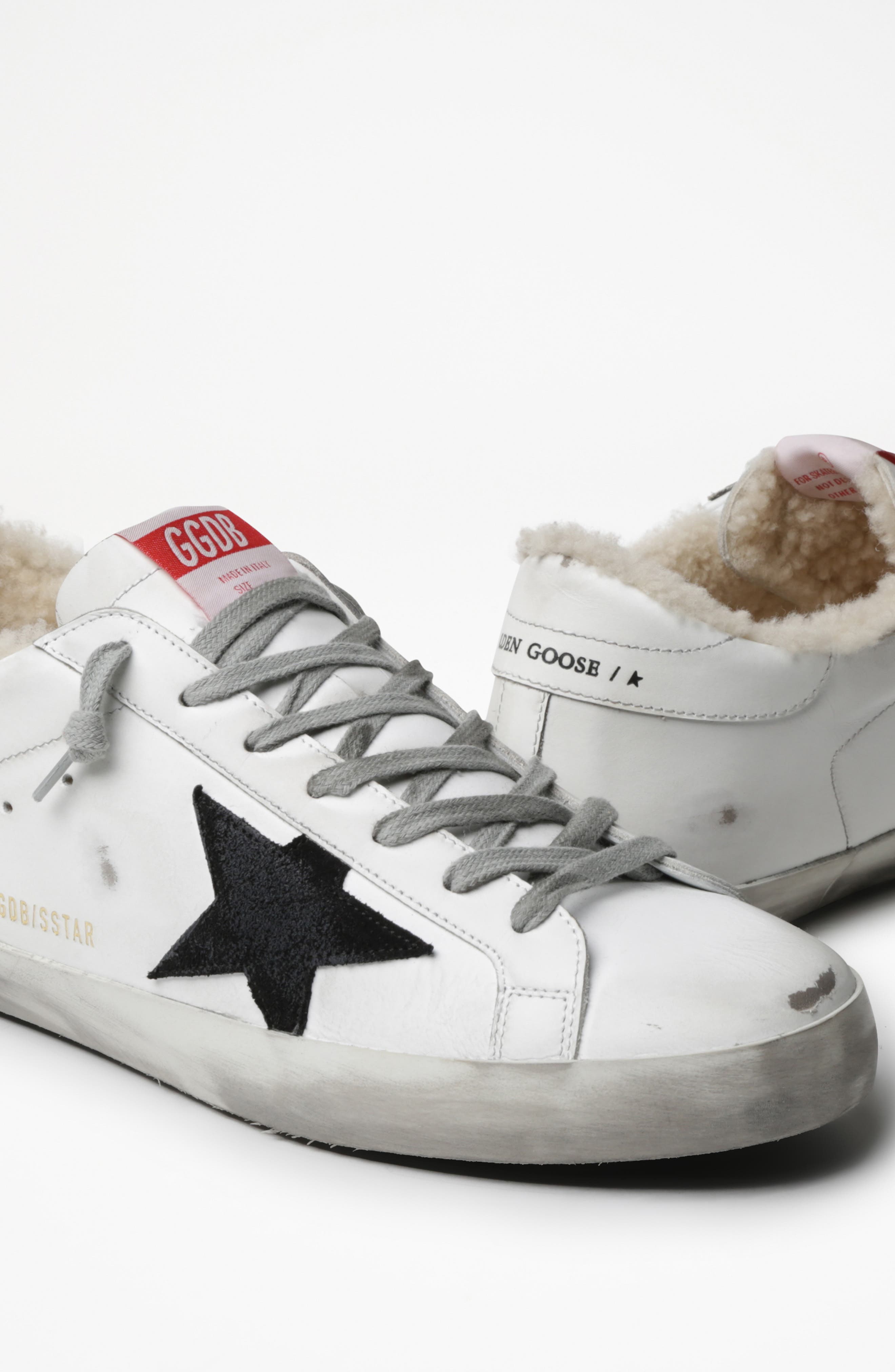 Super Star Sneaker (Nordstrom Exclusive), Alternate, color, WHITE/ BLACK/ BLACK