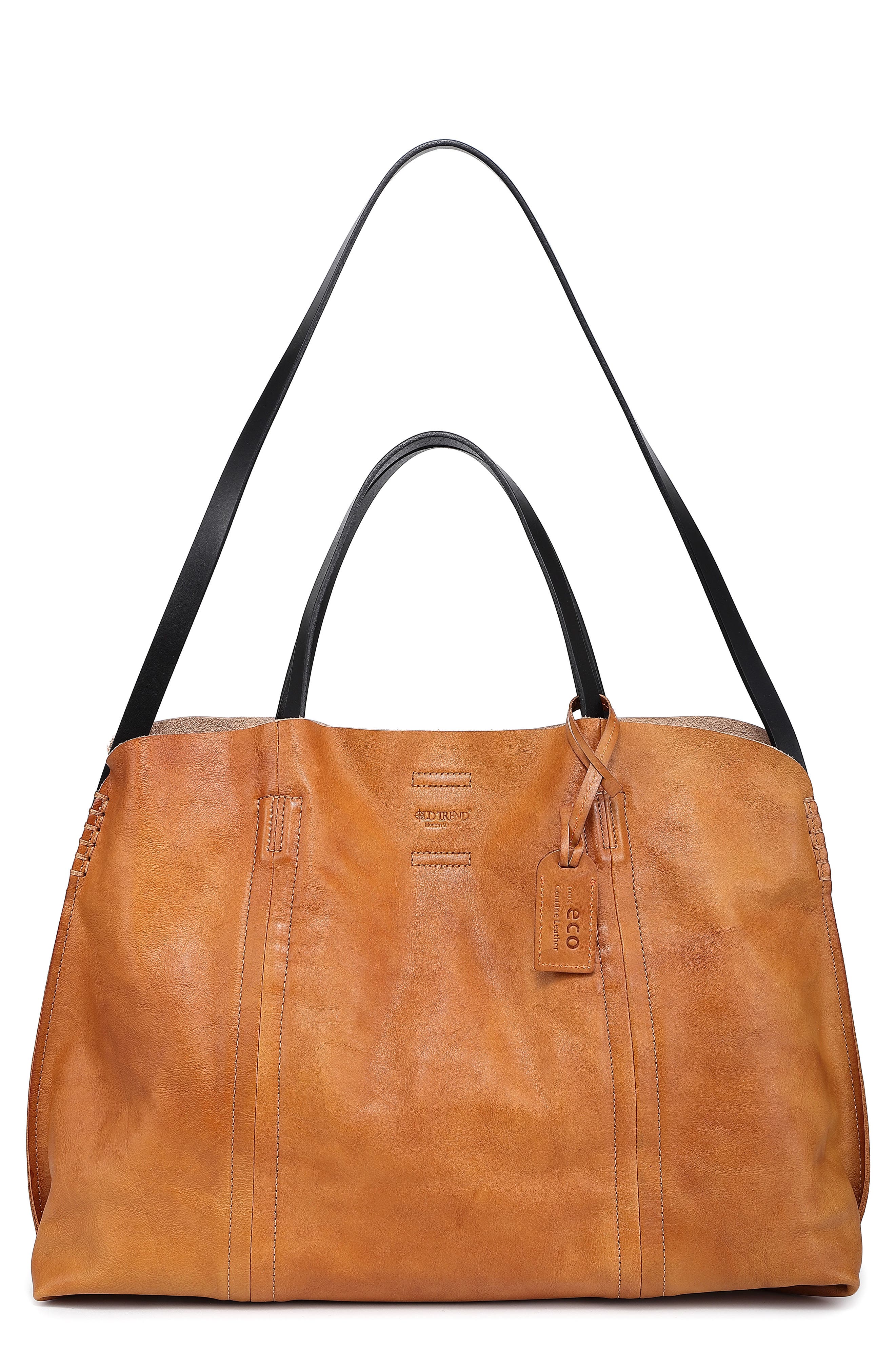 OLD TREND Forest Island Leather Tote Bag