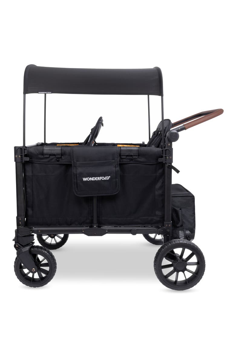 W4 Luxe Pro 4-Passenger Multifunctional Stroller Wagon, Alternate, color, BLACK