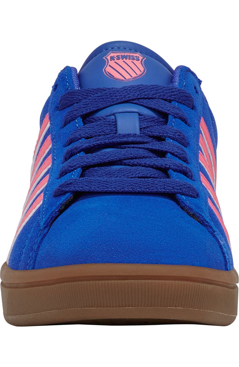 K-Swiss Court Tiebreak II Sneaker, Alternate, color, Dazzling Blue/Pink Lemon/Gum