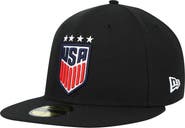 New Era Men's New Era Black USWNT Team Basic 59FIFTY Fitted Hat