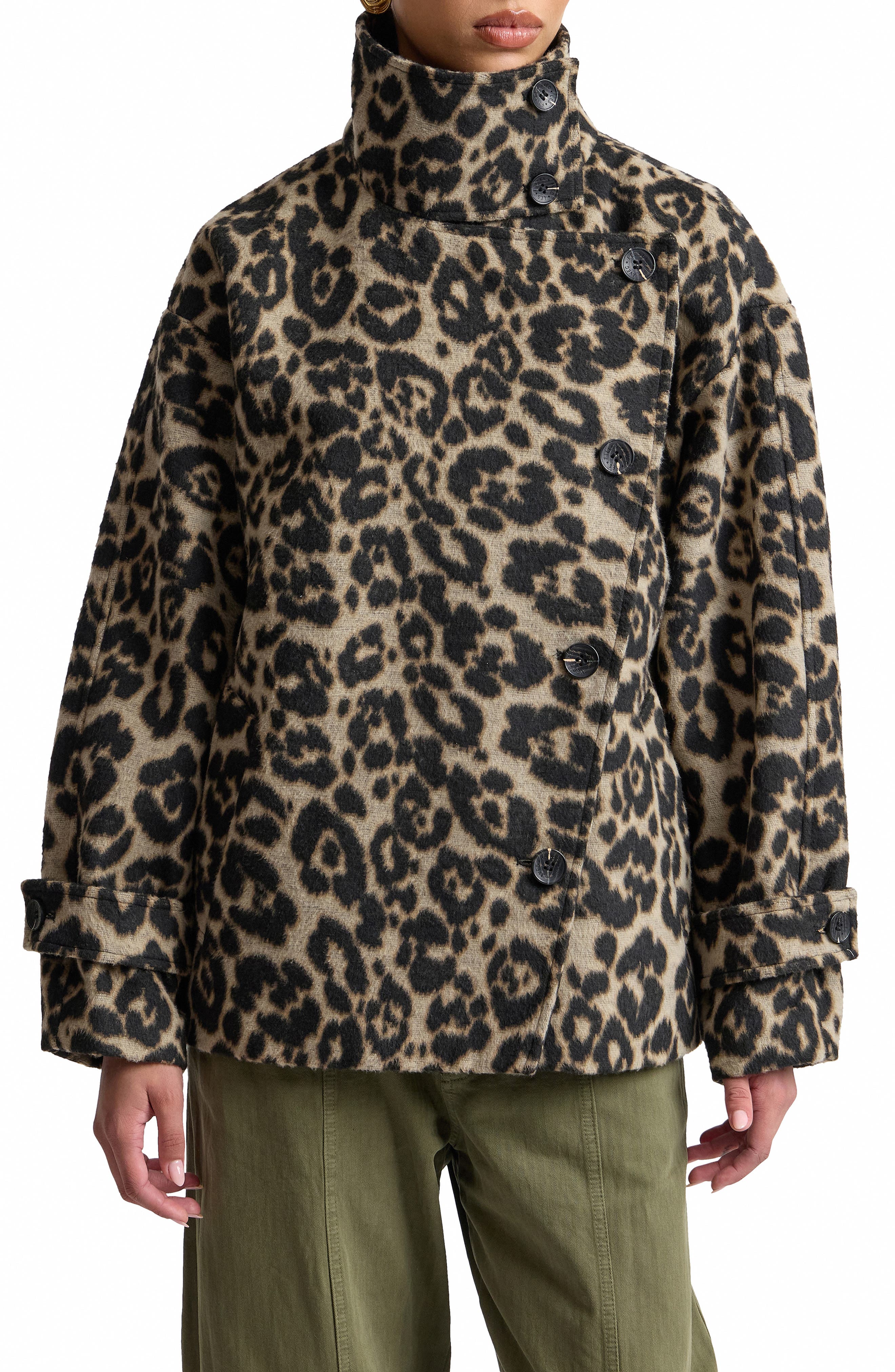 selected BEIGE/ BROWN LEOPARD