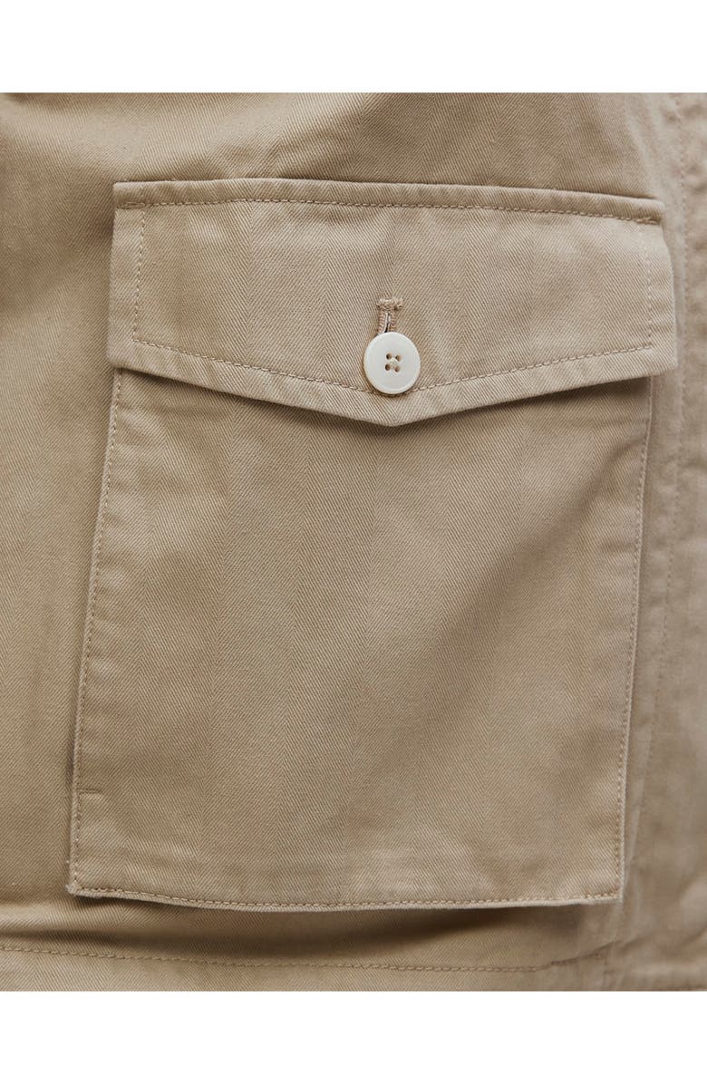 Madewell Crop Cargo Denim Jacket, Alternate, color, 