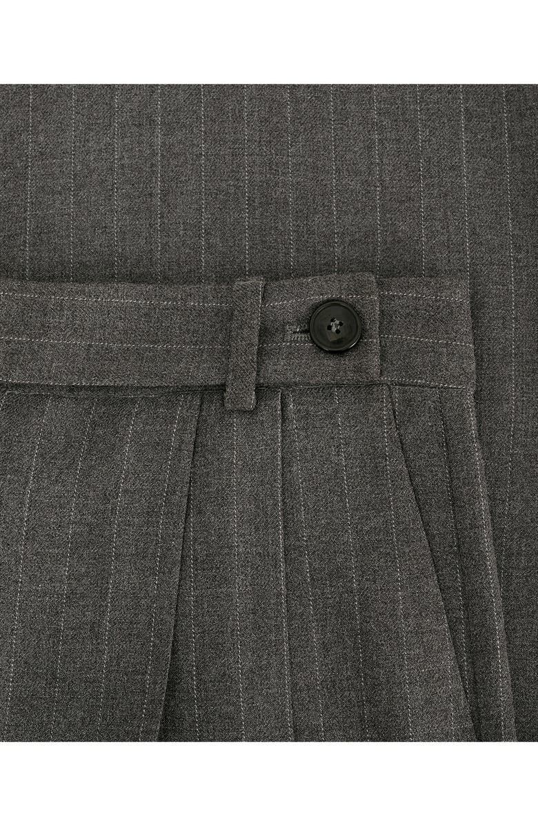 MANGO Siena Chalk Stripe Pants, Alternate, color,