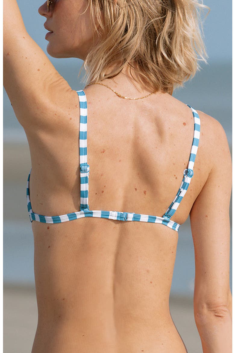 Triangle Bikini Top, Alternate, color, Parasol (Azure/White)