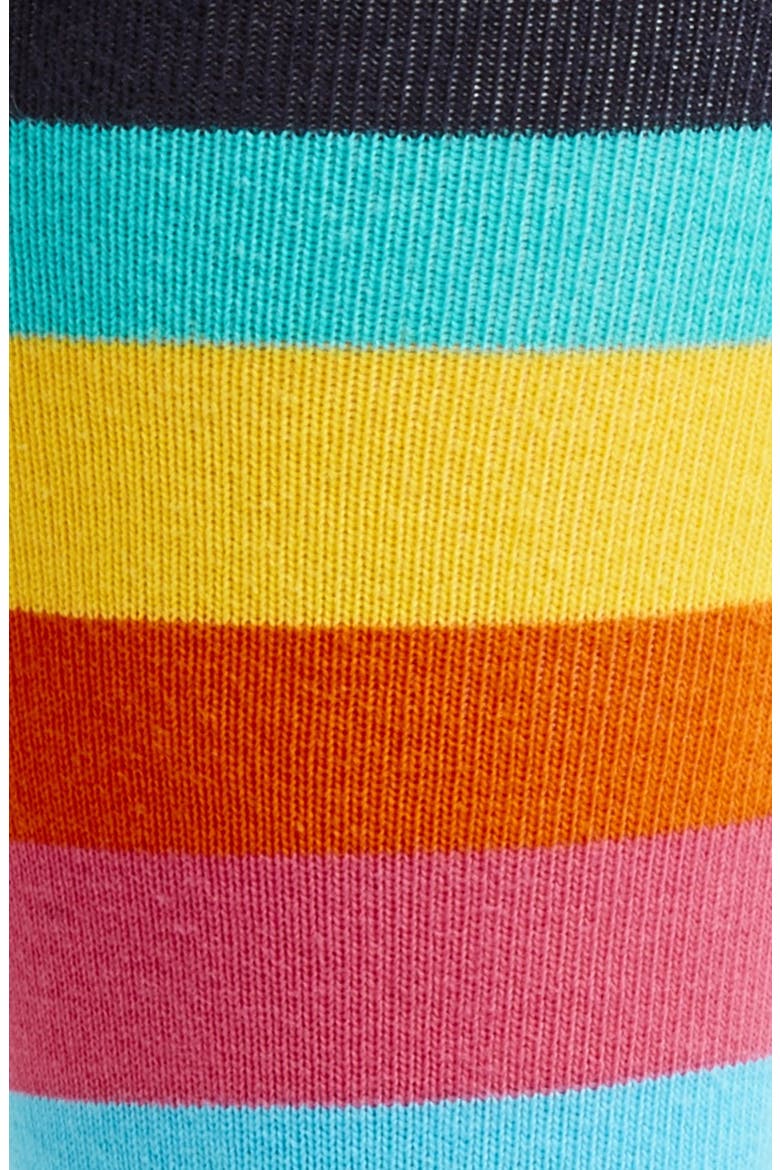 'Stripe' Socks, Alternate, color, BRIGHT COMBO