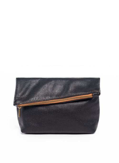 Deux Mains Asymmetric Makeup Bag in Black  product