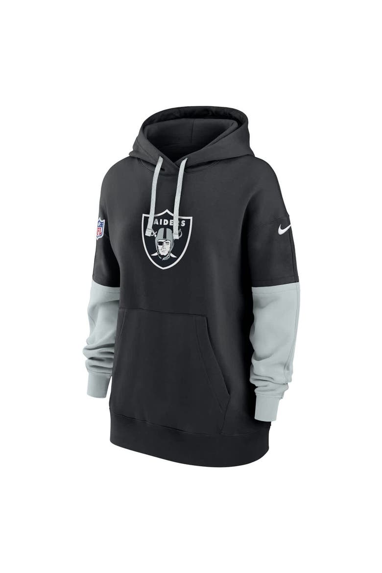 Women's Nike Black Las Vegas Raiders Sideline Essential Hoodie, Alternate, color, Black