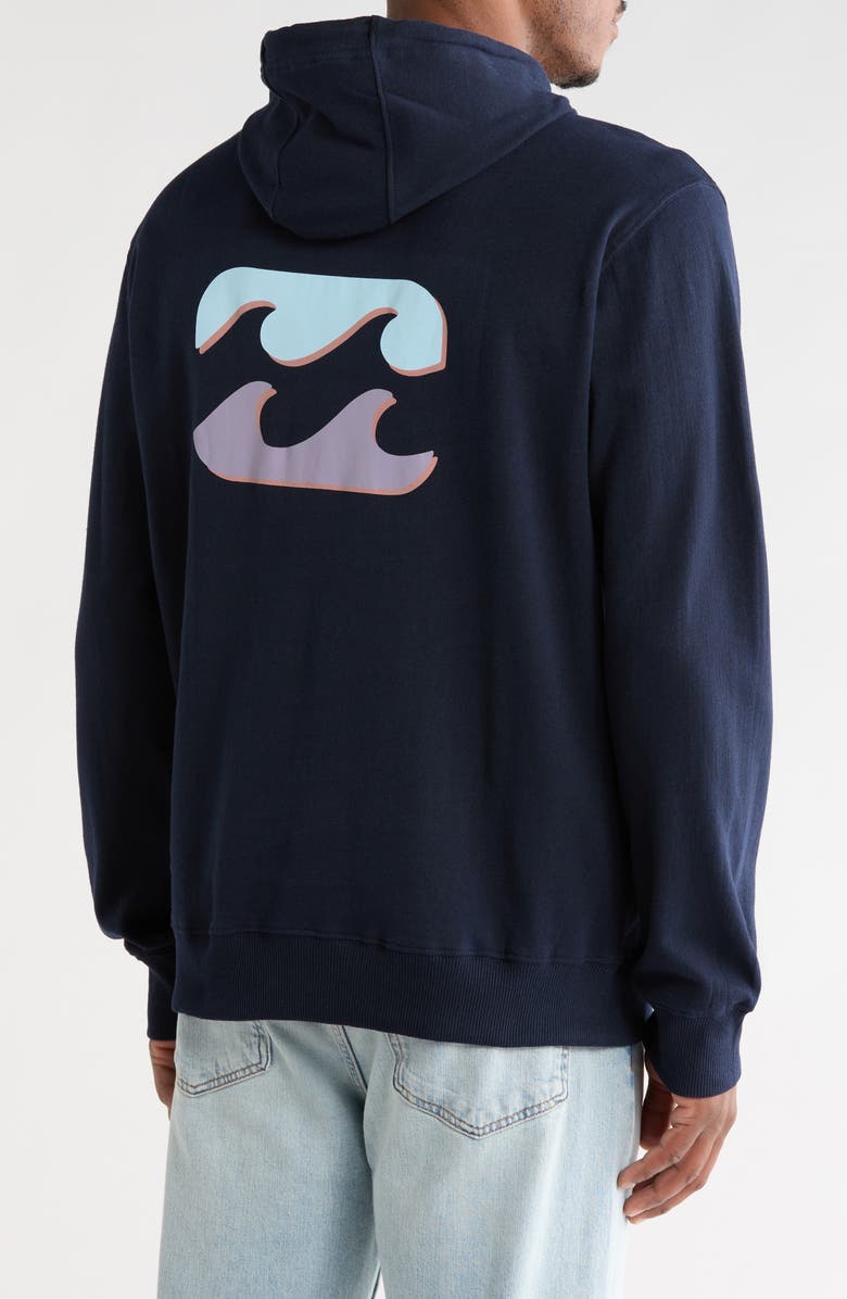 Billabong Shred Graphic Hoodie, Alternate, color, Dark Saphirre