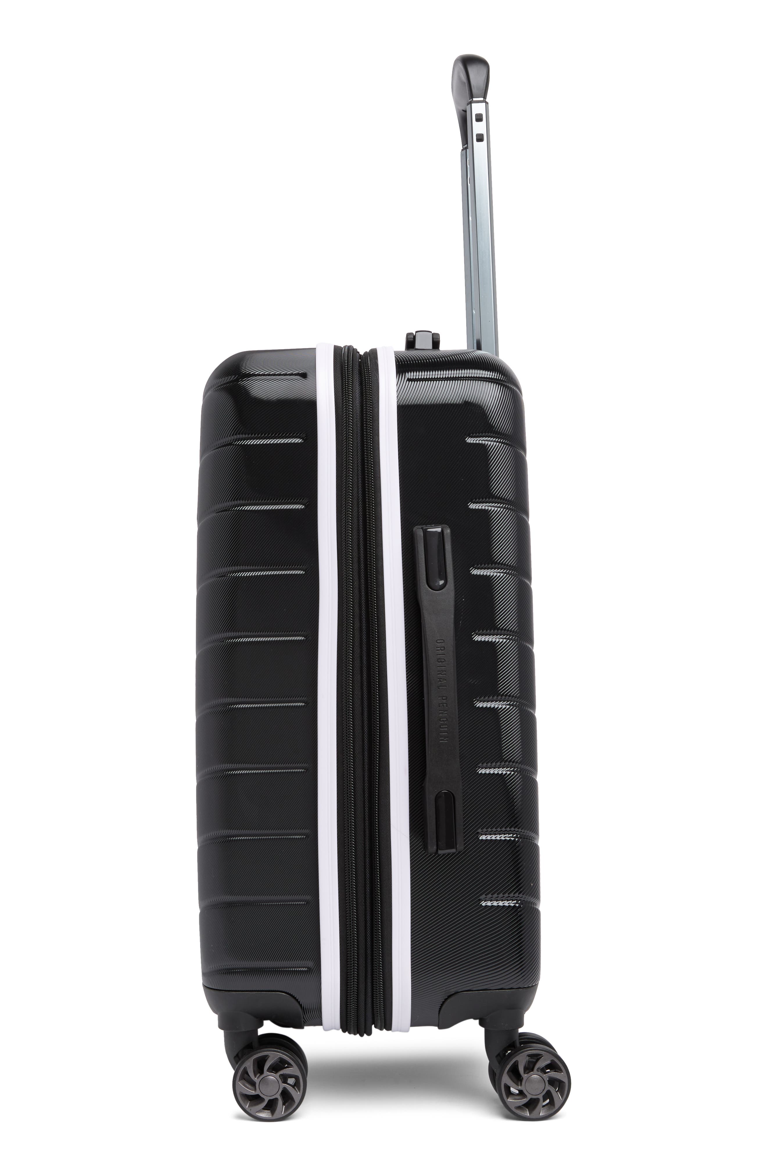 Original Penguin Aero 21" Carry-On Spinner Suitcase, Alternate, color, 