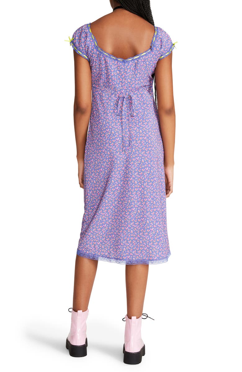 Betsey Johnson Malibu Midi Calico Ditsy Print Dress, Alternate, color,