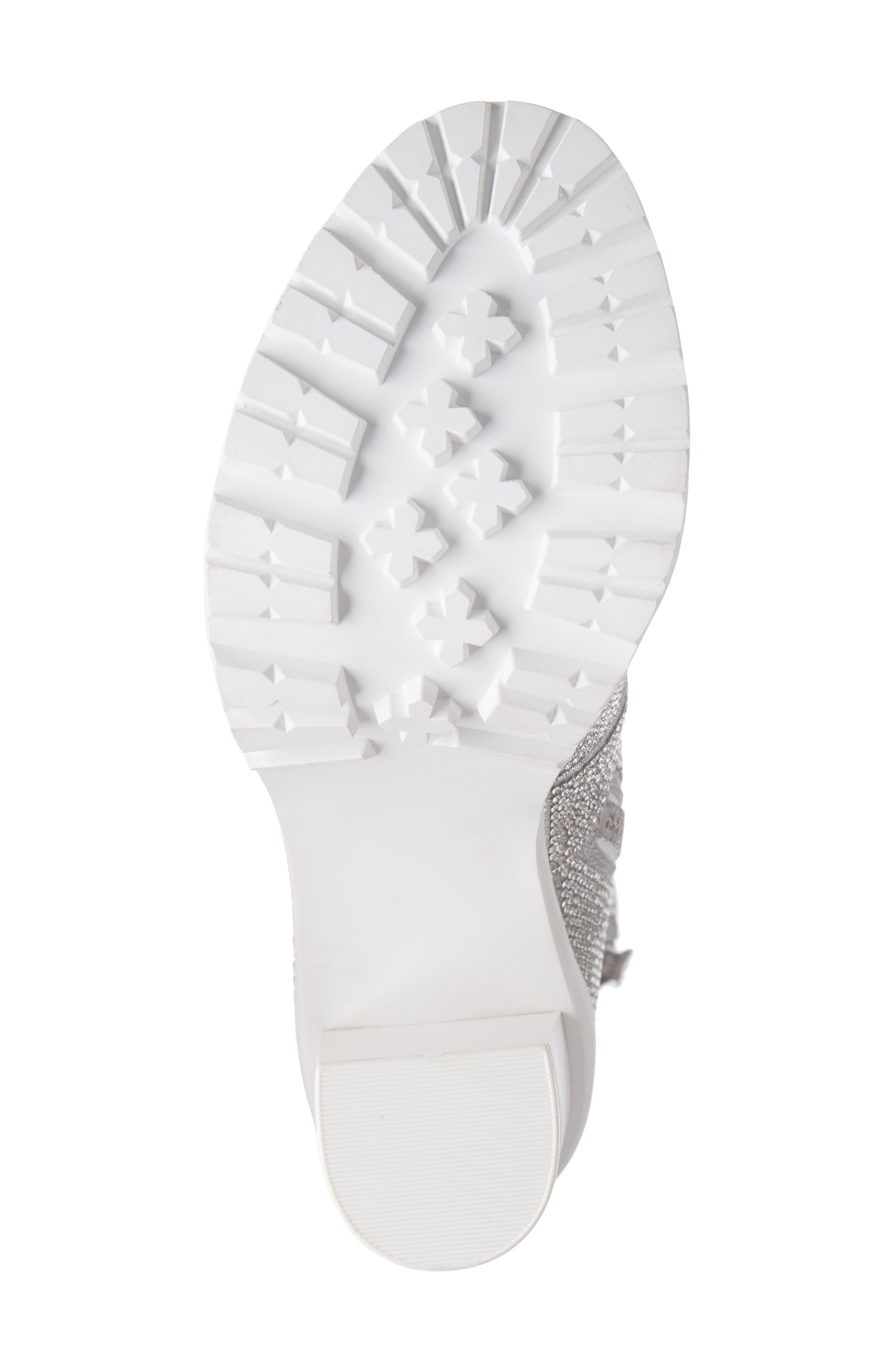 Steve Madden Winnie Harlow x Steve Madden Lisalove Croc Embossed Platform Bootie, Alternate, color, 