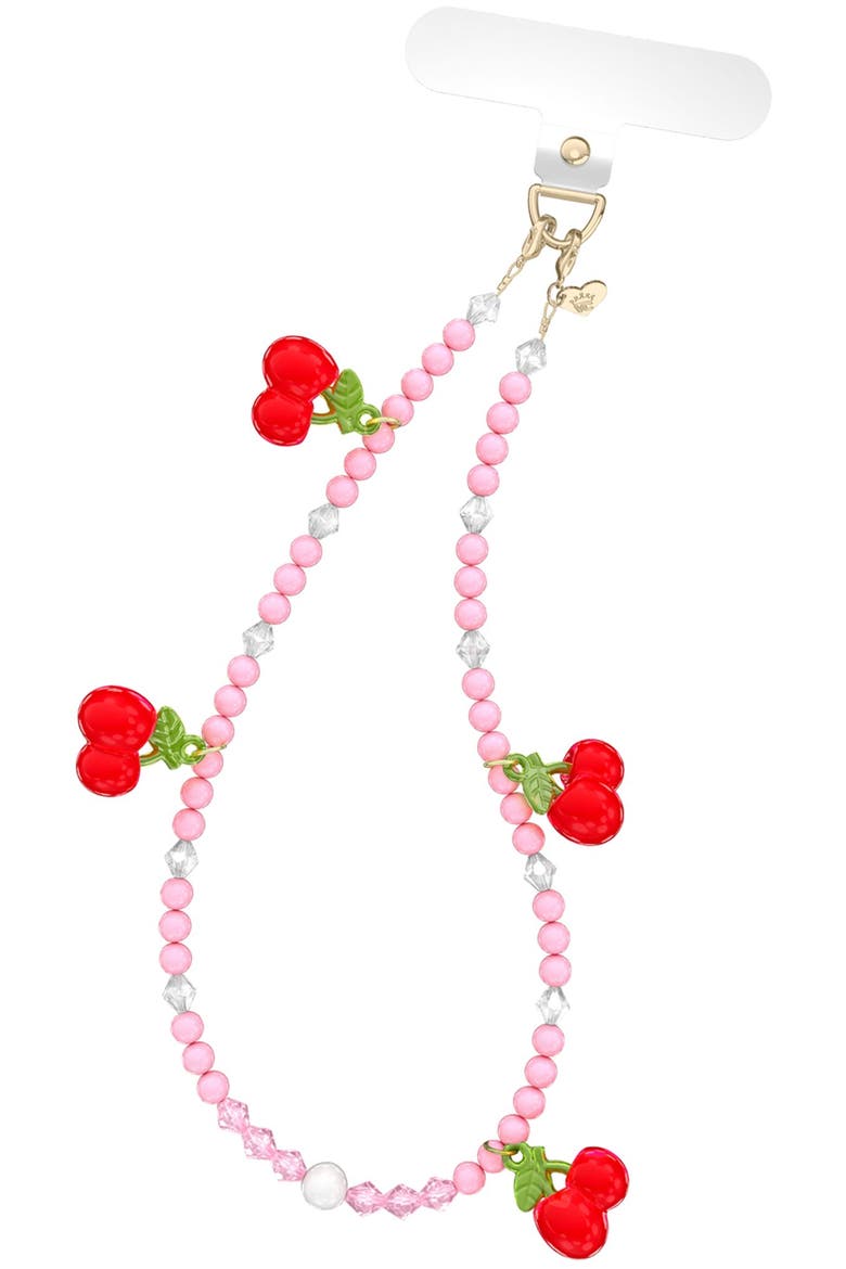 Fashion Set with Phone Charm, Grip Ring, and Travel Bag, Alternate, color, Red Multicolor