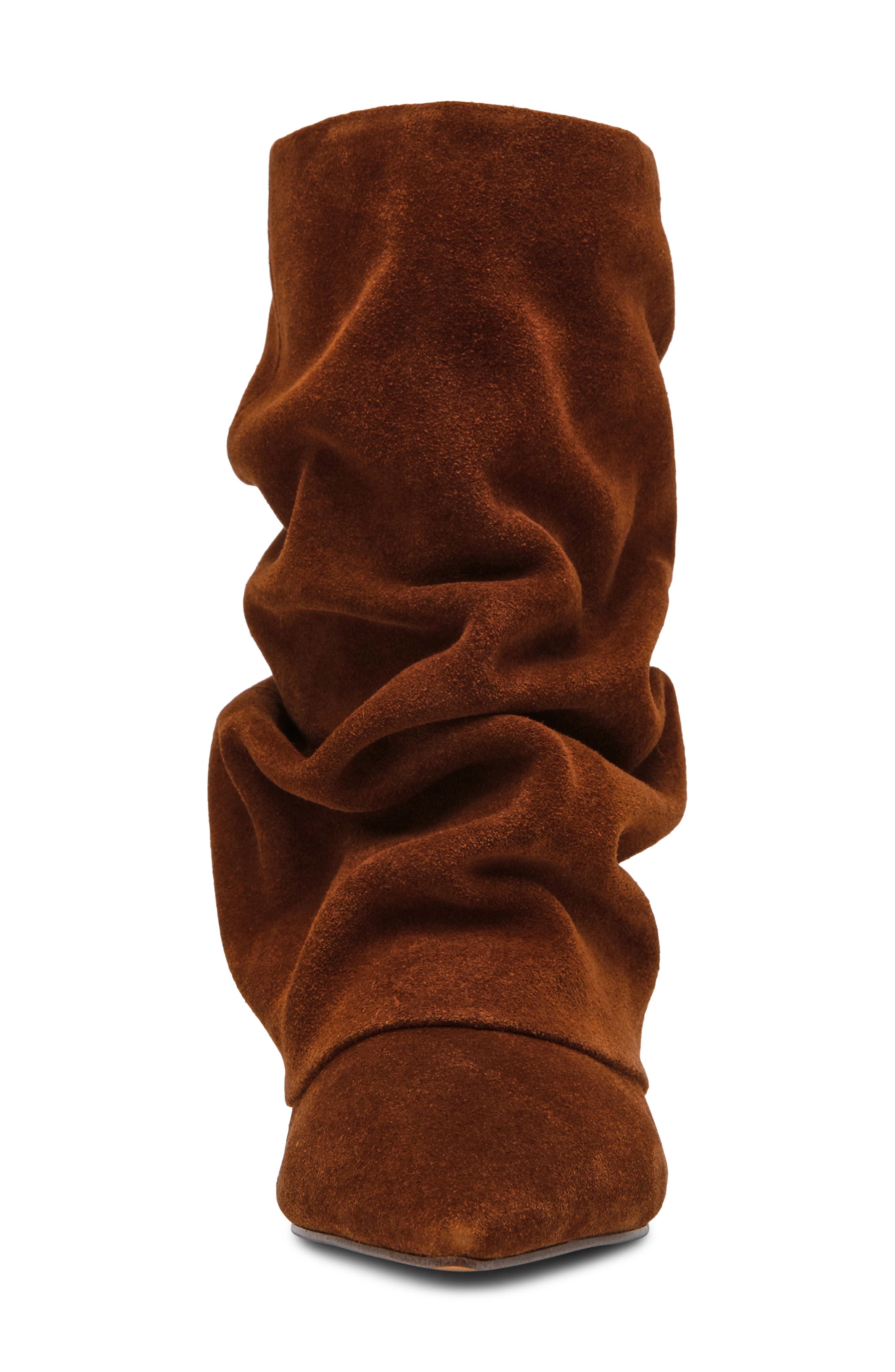 Lennox Pointed Toe Bootie, Alternate, color, UMBER SUEDE