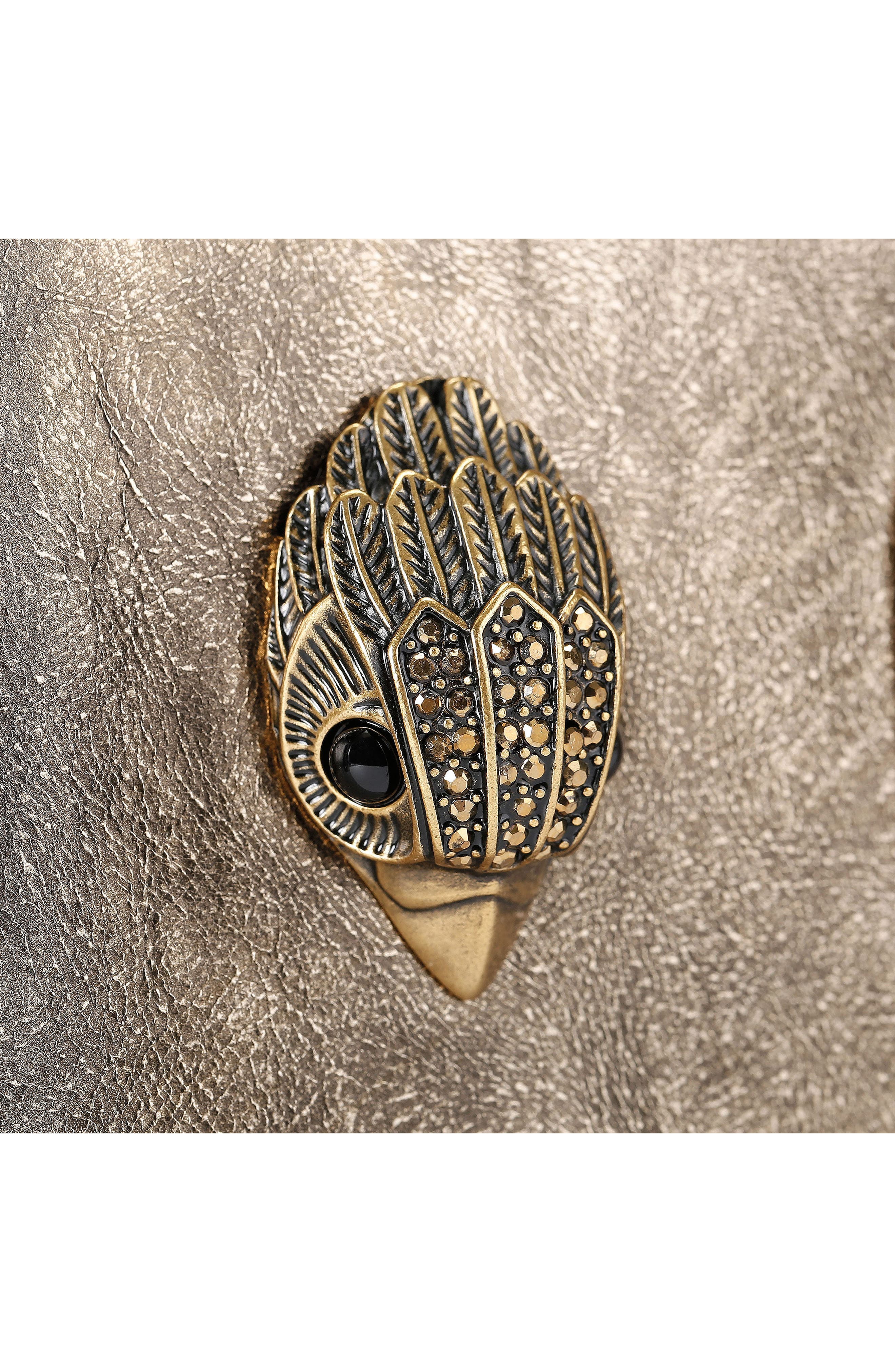 Kurt Geiger London Mini Bond Textured Metallic Leather Tote, Alternate, color, 