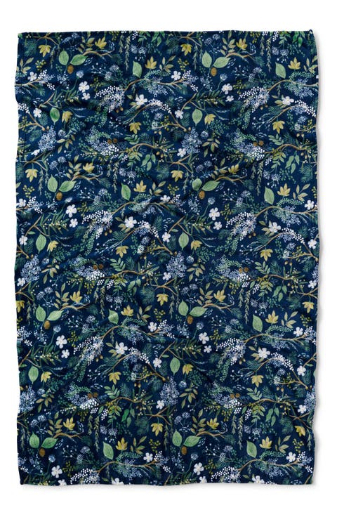 Juniper Forest Fleece Throw Blanket