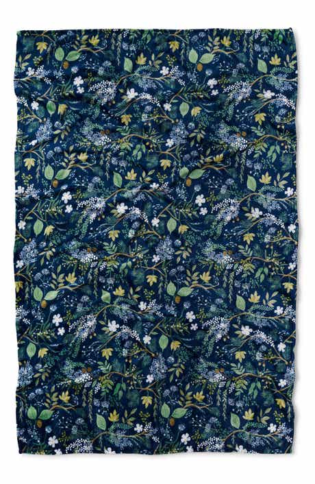Rifle Paper Co. Juniper Forest Fleece Throw Blanket