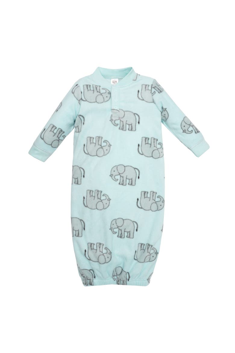 Fleece Gowns 2Pack, Alternate, color, Cute Safari