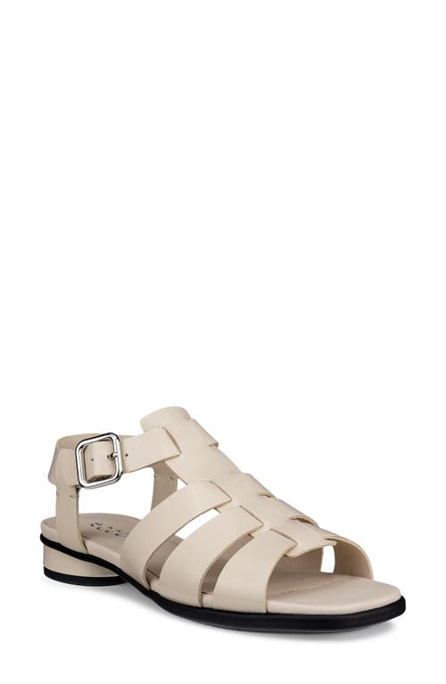 Ecco Sculpted Alba 25 Fisherman Sandal In Limestone