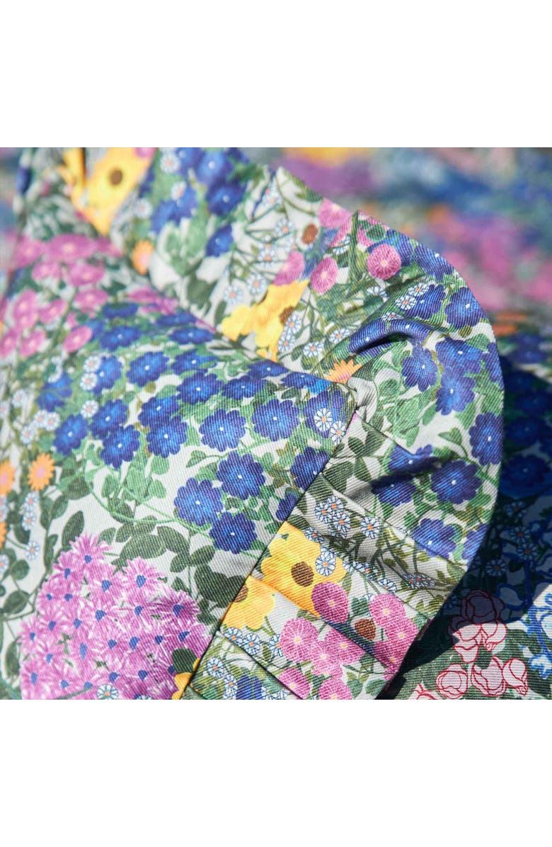 Sophie Williamson Design Ruffled Pillow Cover Pré Fleuri - Cover Only, Alternate, color, Blue