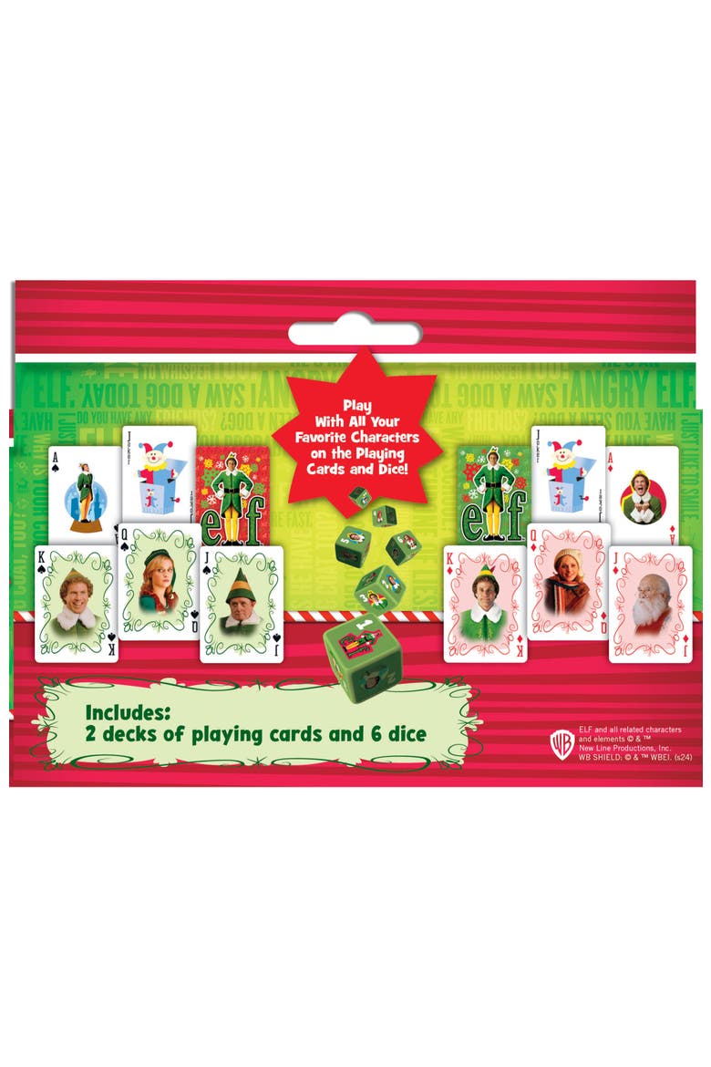 Elf 2-pack Playing Cards & Dice, Alternate, color, Multicolor