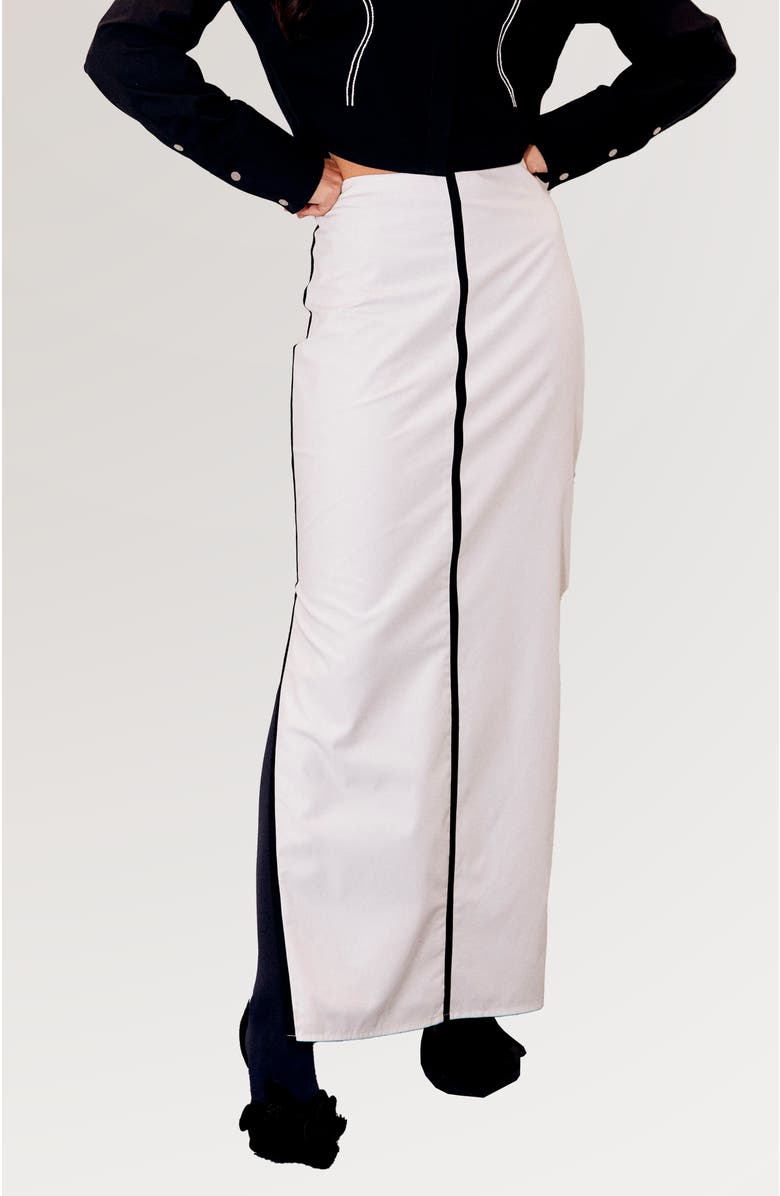 De Loreta Aminta Cotton Maxi Pencil Skirt, Main, color, 