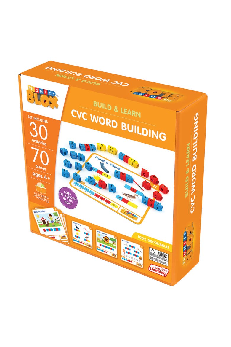 Rainbow Phonics Blox Cvc Word Building, Alternate, color, Multicolored