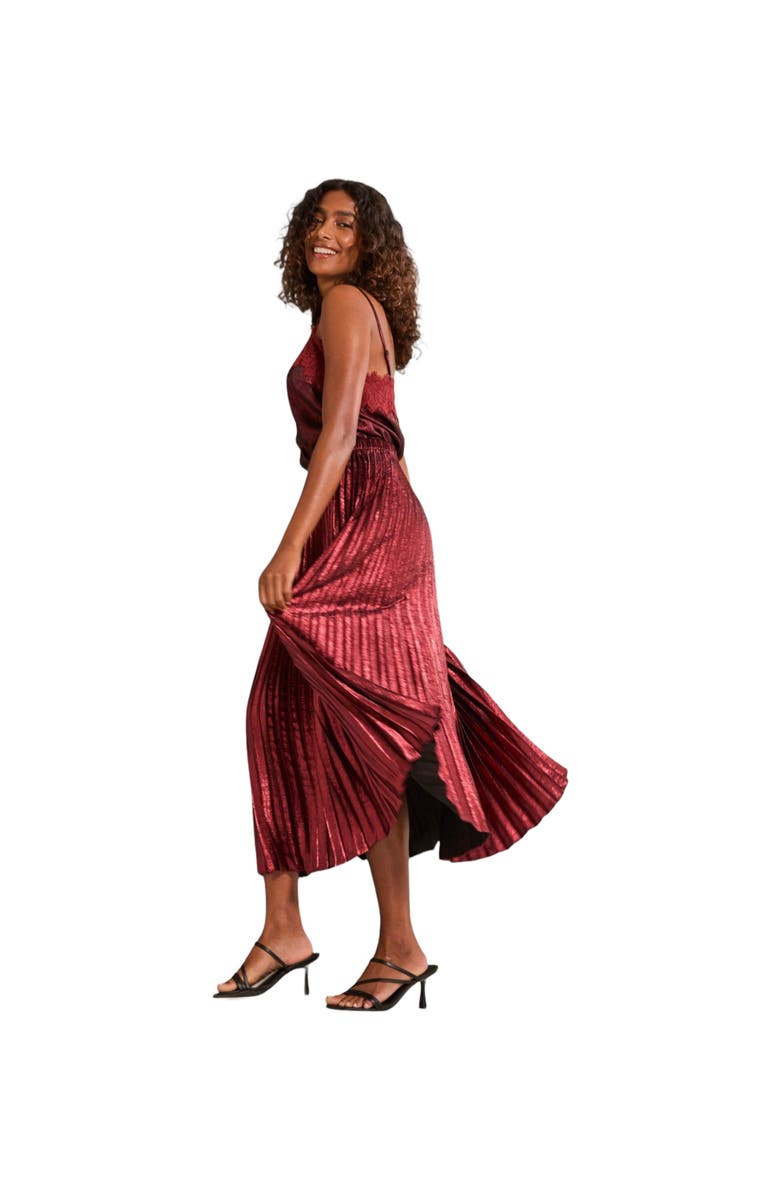 FatFace Women's Gaia Metallic Skirt, Alternate, color, 