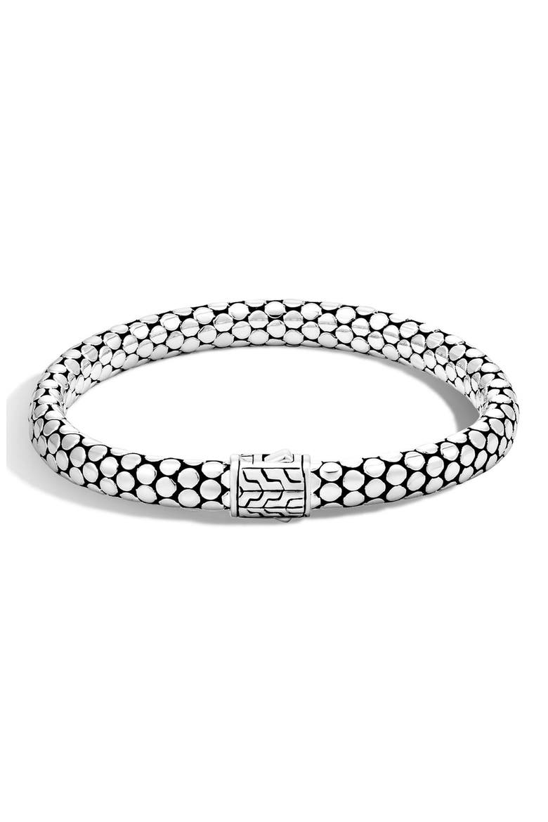 Dot Rope Bracelet, Main, color, SILVER