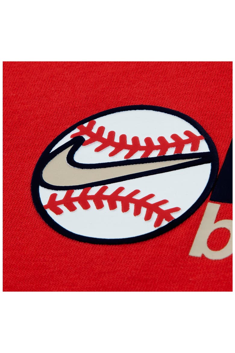 Baseball Graphic Print T-Shirt & Shorts Set, Alternate, color, MIDNIGHT NAVY