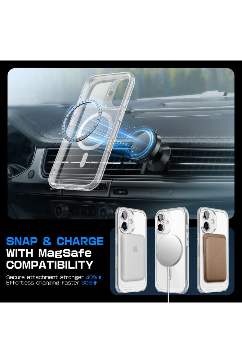 iPhone 16 6.1 inch Unicorn Beetle MAG Slim Clear MagSafe Camera Control Button Case, Alternate, color, Clear