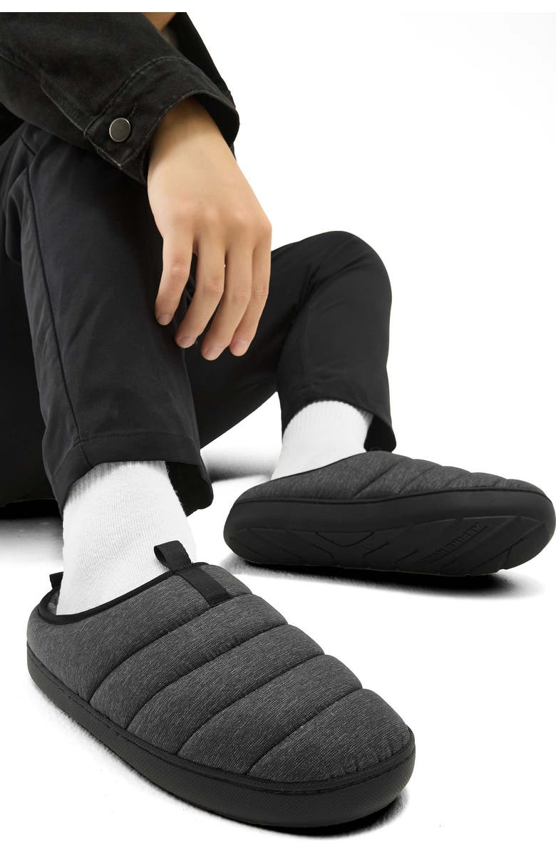 Alpine North Seaton - Insulated Puffer Slippers, Alternate, color, Grey