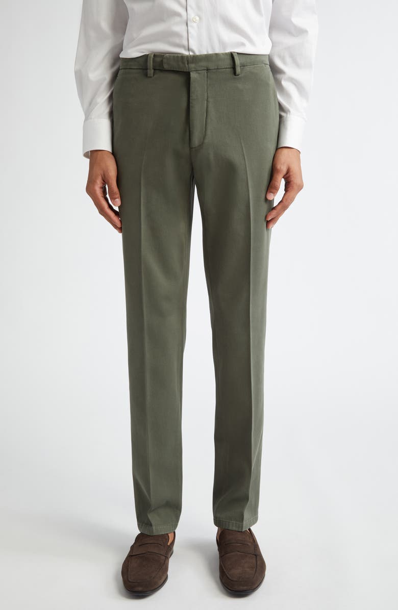 Boglioli Cotton Stretch Twill Chinos, Main, color, 