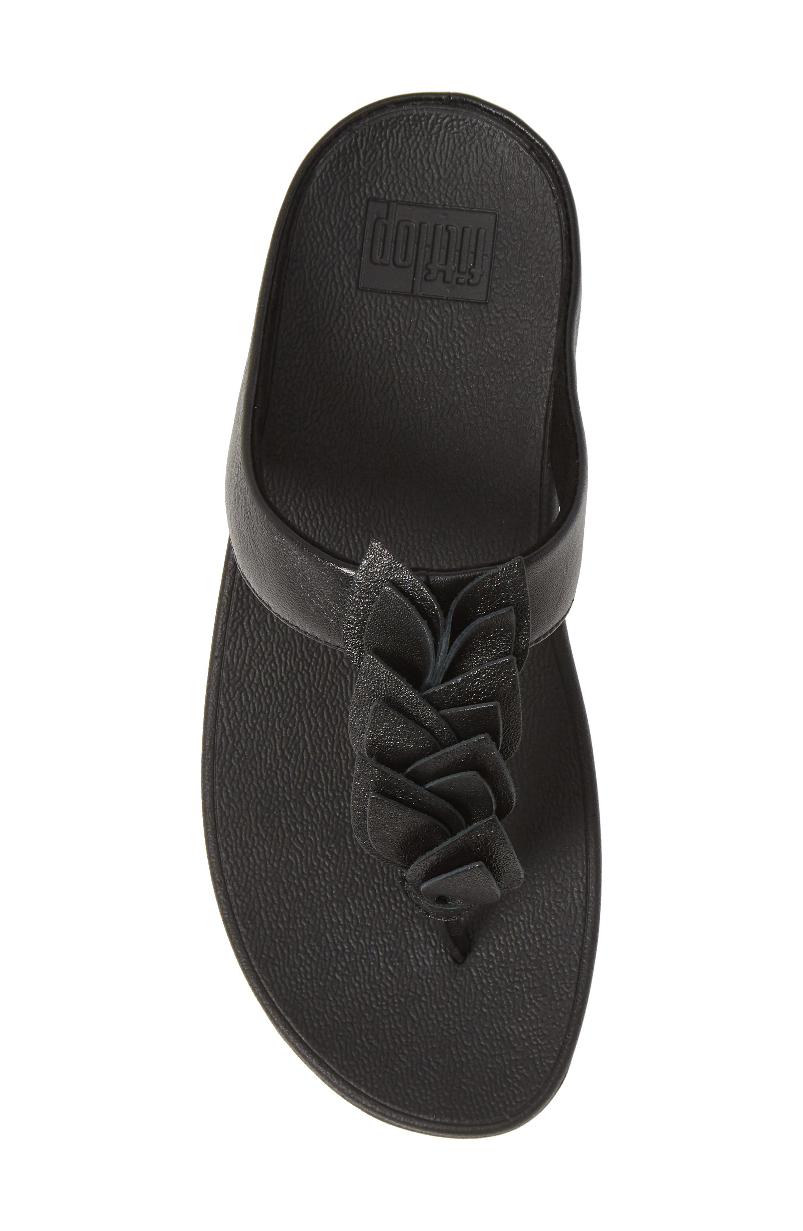 FitFlop Fino Leaf Flip Flop, Alternate, color, 