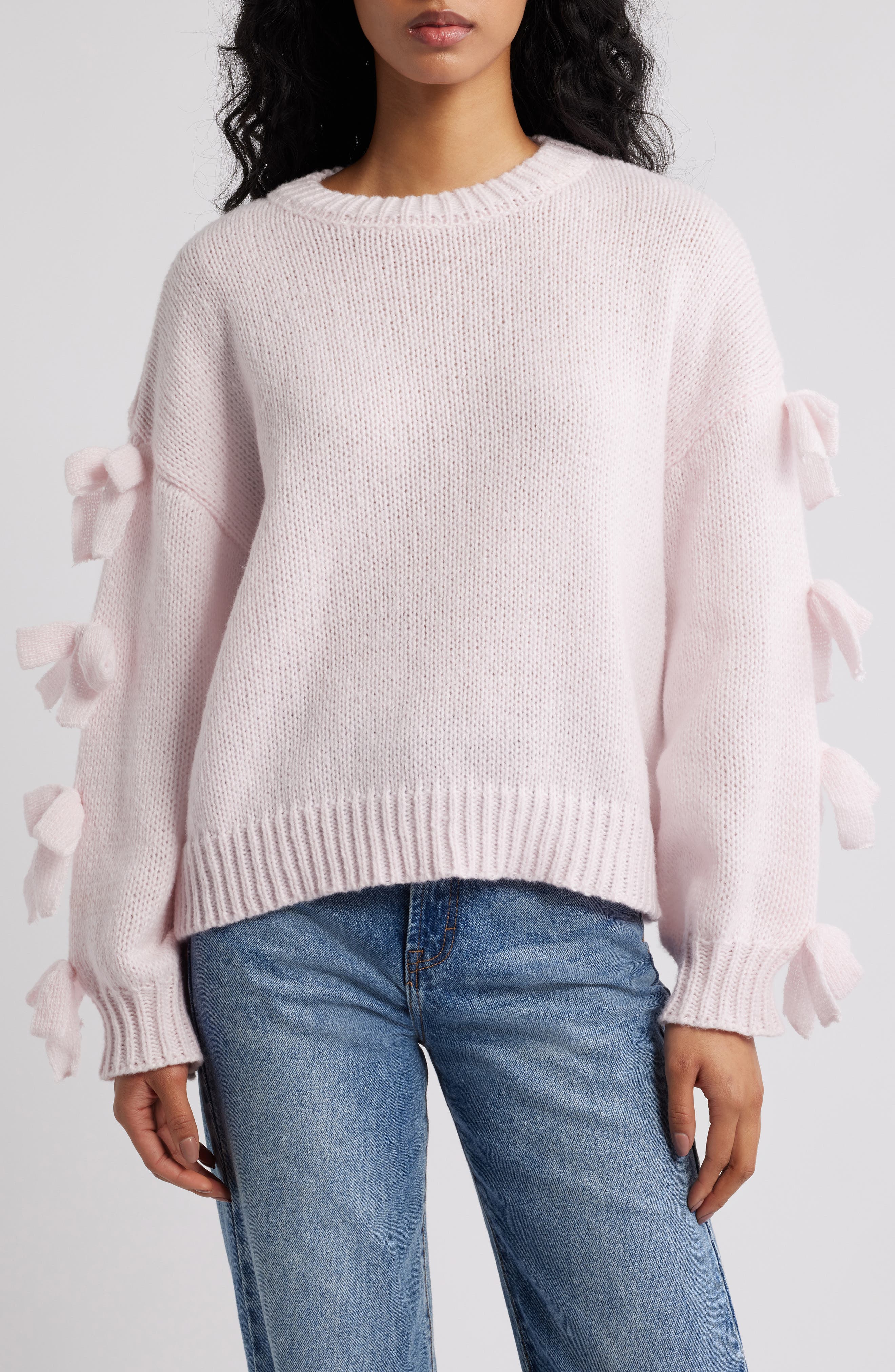 Lover Tie Sleeve Sweater