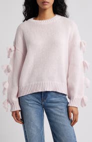 Petal & Pup Lover Tie Sleeve Sweater